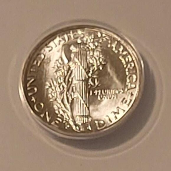 1944 D Mercury Dime MS66 FB ANACS - Picture 4 of 4